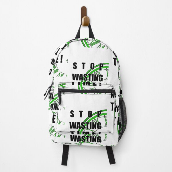 Item preview, Stop Wasting Time - Transparent BG designed and sold by Creative Expressions By JLDesigns.