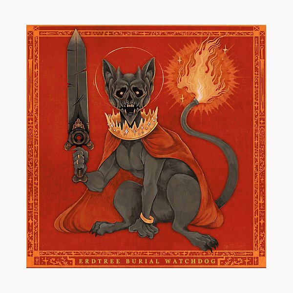 Item preview, ERDTREE BURIAL WATCHDOG designed and sold by WusdisWusdat.
