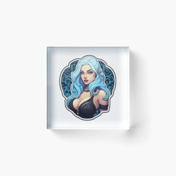 Item preview, Femme Fatale in Black Sticker  designed and sold by PrincessJessieJ.