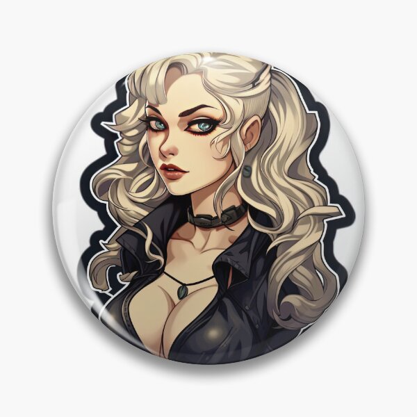 Item preview, Femme Fatale in Black Sticker  designed and sold by PrincessJessieJ.