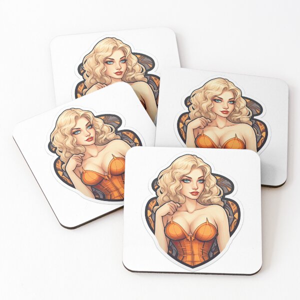 Item preview, Femme Fatale in Orange Sticker  designed and sold by PrincessJessieJ.