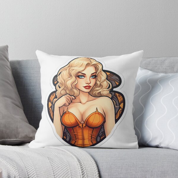 Item preview, Femme Fatale in Orange Sticker  designed and sold by PrincessJessieJ.