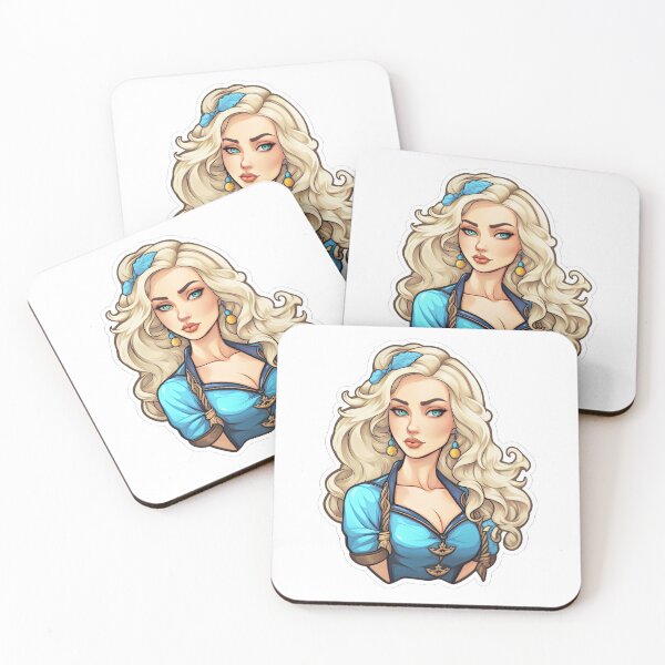 Item preview, Femme Fatale in Blue Sticker  designed and sold by PrincessJessieJ.