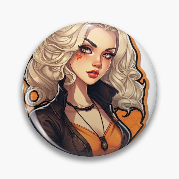 Item preview, Femme Fatale in Orange Sticker  designed and sold by PrincessJessieJ.