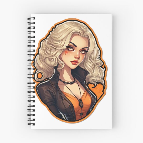 Item preview, Femme Fatale in Orange Sticker  designed and sold by PrincessJessieJ.