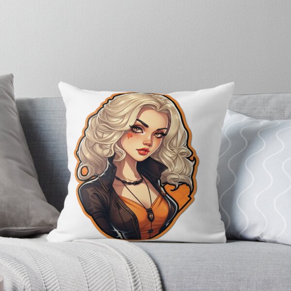 Item preview, Femme Fatale in Orange Sticker  designed and sold by PrincessJessieJ.