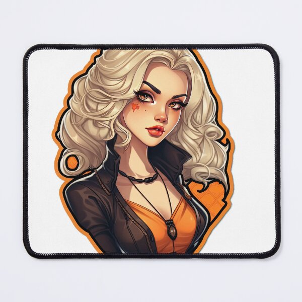 Item preview, Femme Fatale in Orange Sticker  designed and sold by PrincessJessieJ.