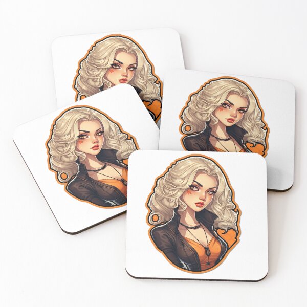 Item preview, Femme Fatale in Orange Sticker  designed and sold by PrincessJessieJ.