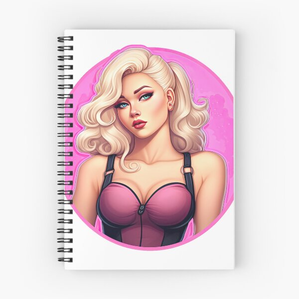 Item preview, Femme Fatale in Pink Sticker  designed and sold by PrincessJessieJ.