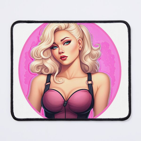 Item preview, Femme Fatale in Pink Sticker  designed and sold by PrincessJessieJ.