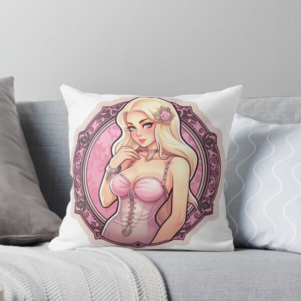 Item preview, Femme Fatale in Pink Sticker  designed and sold by PrincessJessieJ.