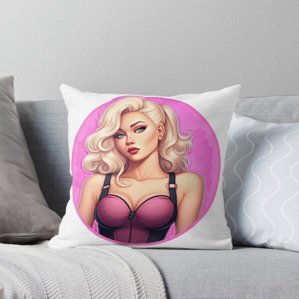 Item preview, Femme Fatale in Pink Sticker  designed and sold by PrincessJessieJ.