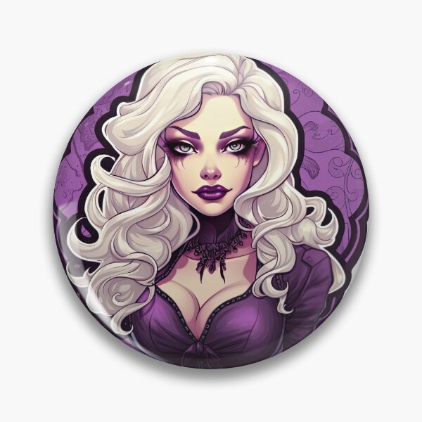 Item preview, Copy of Femme Fatale in Purple Sticker  designed and sold by PrincessJessieJ.