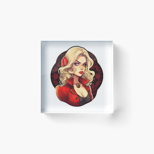 Item preview, Femme Fatale in Red Sticker  designed and sold by PrincessJessieJ.