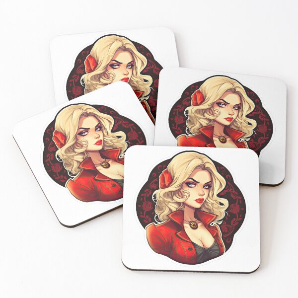 Item preview, Femme Fatale in Red Sticker  designed and sold by PrincessJessieJ.