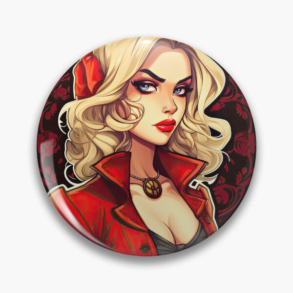 Item preview, Femme Fatale in Red Sticker  designed and sold by PrincessJessieJ.