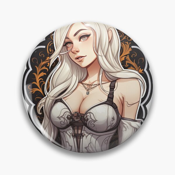 Item preview, Femme Fatale in White Sticker  designed and sold by PrincessJessieJ.