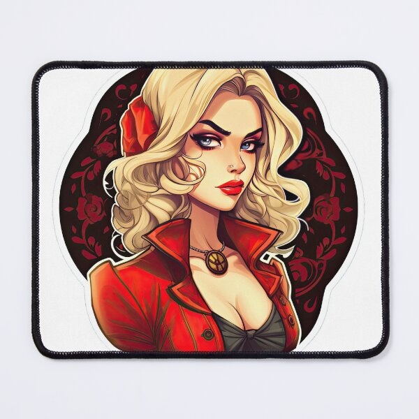 Item preview, Femme Fatale in Red Sticker  designed and sold by PrincessJessieJ.