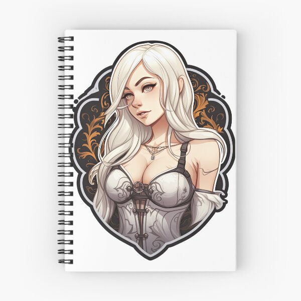 Item preview, Femme Fatale in White Sticker  designed and sold by PrincessJessieJ.