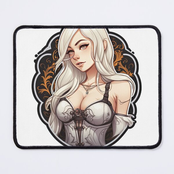 Item preview, Femme Fatale in White Sticker  designed and sold by PrincessJessieJ.