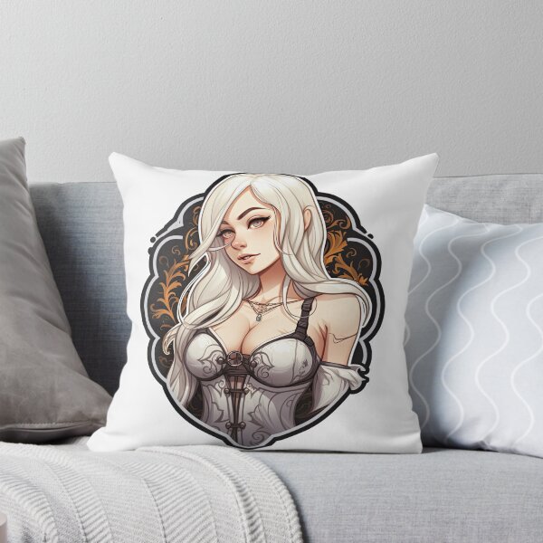 Item preview, Femme Fatale in White Sticker  designed and sold by PrincessJessieJ.