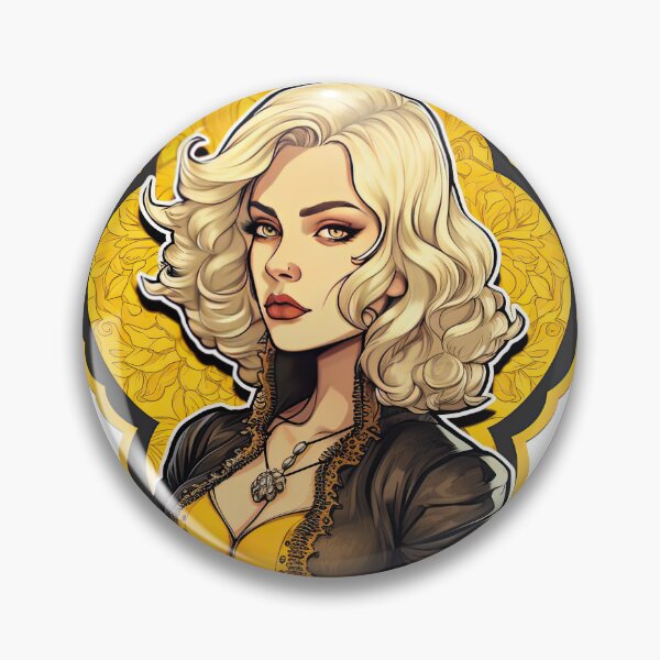 Item preview, Femme Fatale in Yellow Sticker  designed and sold by PrincessJessieJ.