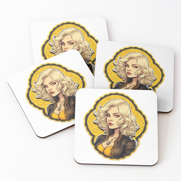 Item preview, Femme Fatale in Yellow Sticker  designed and sold by PrincessJessieJ.