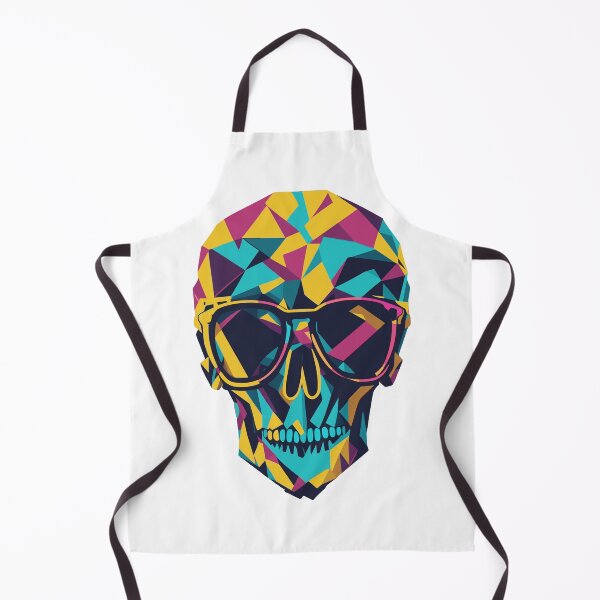 Item preview, Colourful Skull Wearing Sunglasses designed and sold by ancient-times.