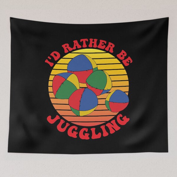 Item preview, I'd Rather Be Juggling Funny Juggler Quote designed and sold by CreativeTwins.