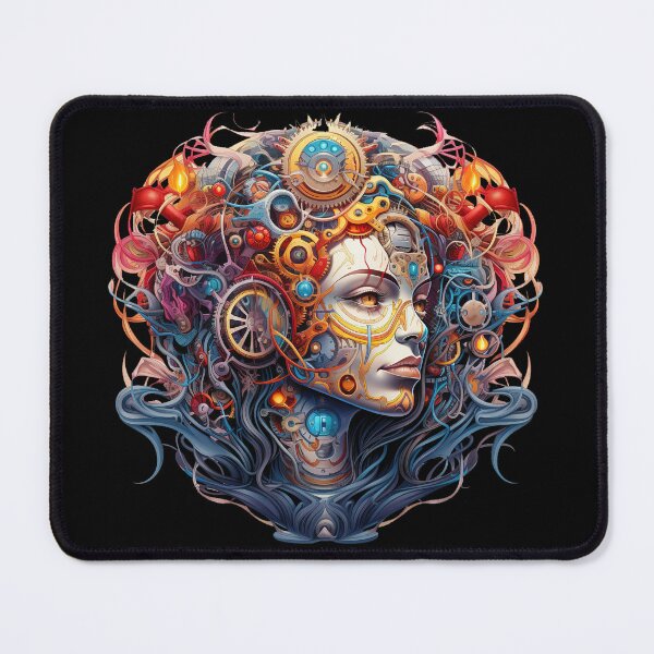 Item preview, Psychedelic DMT Art Machine Elf designed and sold by Trippinink-.