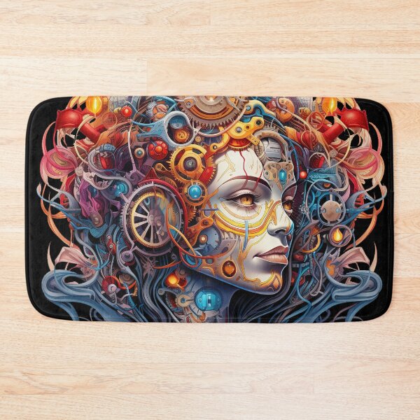 Item preview, Psychedelic DMT Art Machine Elf designed and sold by Trippinink-.