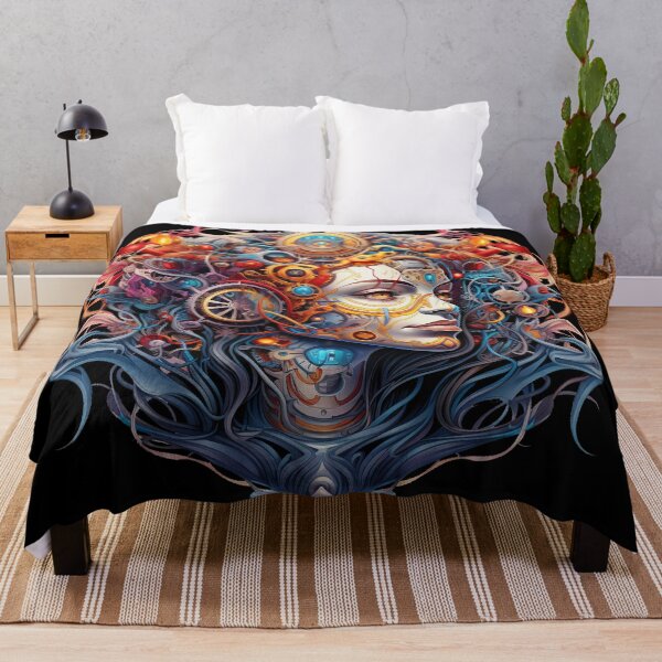 Item preview, Psychedelic DMT Art Machine Elf designed and sold by Trippinink-.