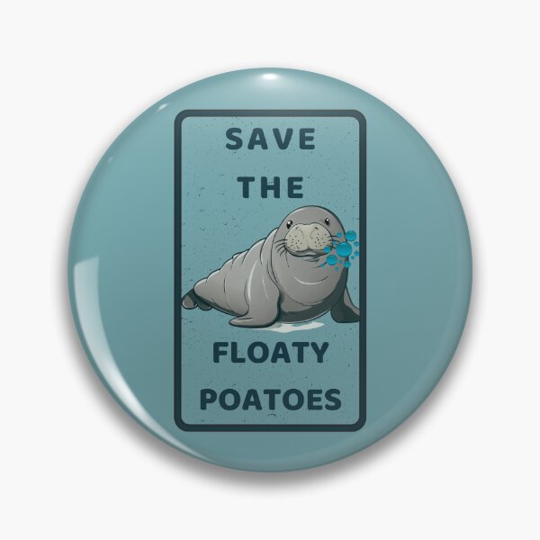 Artikelvorschau, Save The Floaty Potatoes Lustige Seekuh entworfen und verkauft von DizzyShirts1.