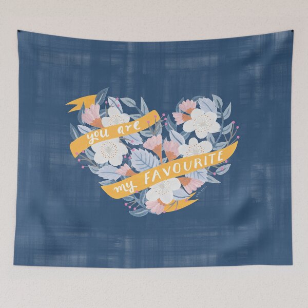 Item preview, Vintage Flowers Posters And Blue Heart Stickers designed and sold by Katy Bloss.