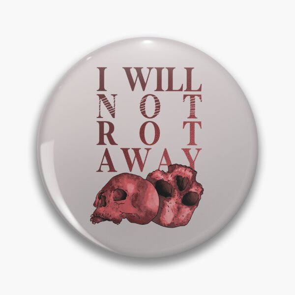Item preview, i will not rot away skull designed and sold by sagegreenmoon.