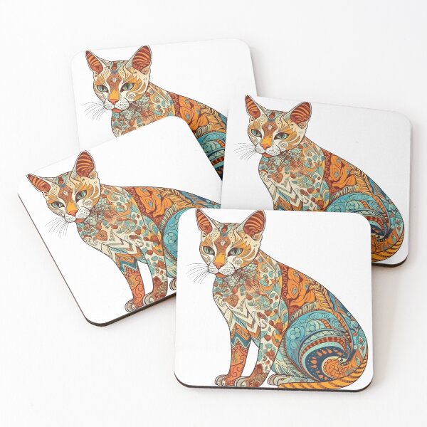 Item preview, WhimsiCat Designs - Hand-Drawn OCICAT Pet Apparel & Home Goods, Cute & Playful Cat-Inspired Whimsical Elements designed and sold by DooodleGod.