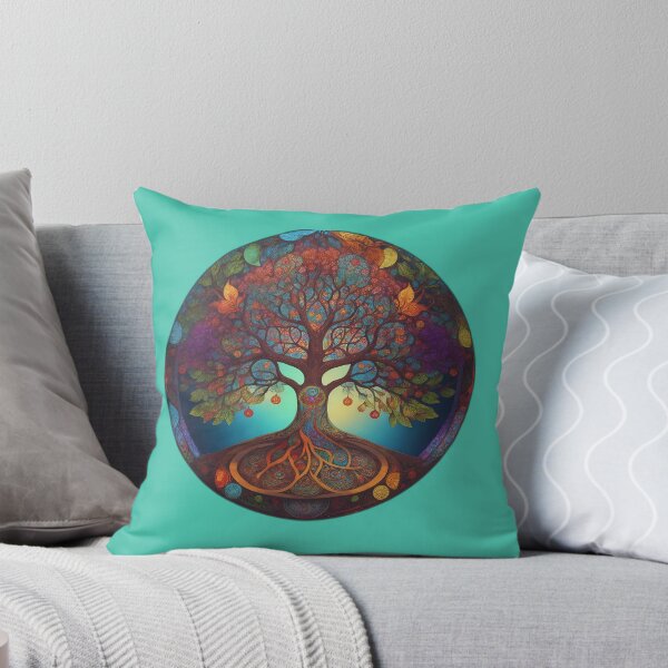 Item preview, Colourful Mandala Tree Of Life  designed and sold by ArtOfMandala.