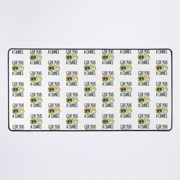 Item preview, Give Peas A Chance Funny Hippie Peas Puns designed and sold by punnybone.