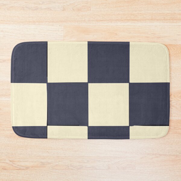 Item preview, Dark Blue Marine and White Checkered Pattern designed and sold by SamJanner.