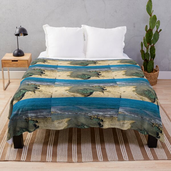 Item preview, Mediterranean Delight - Maltese Natural Beach Pool with a Sleeping Giant designed and sold by Georgia Mizuleva.