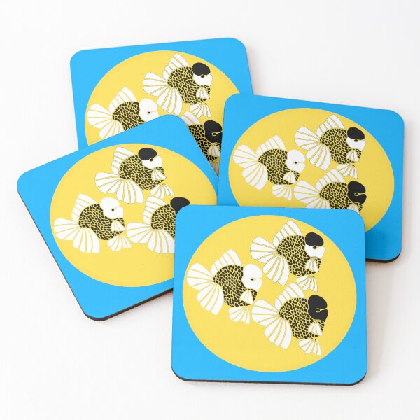 Item preview, Black and White Oranda Goldfish 72023C designed and sold by Nosnah.