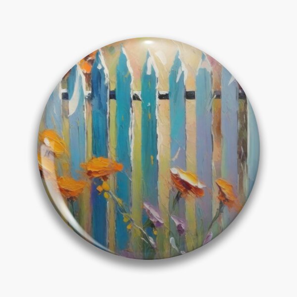 Item preview, Picket Fence and Flowers designed and sold by kultomatic.