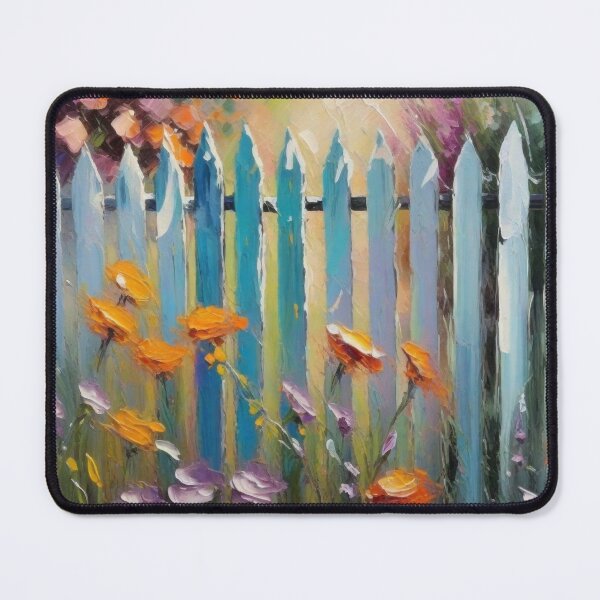 Item preview, Picket Fence and Flowers designed and sold by kultomatic.