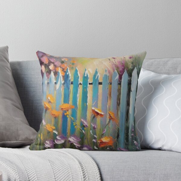 Item preview, Cerca de piquete y flores designed and sold by kultomatic.