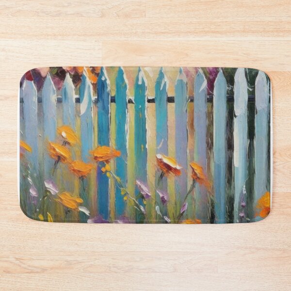 Item preview, Picket Fence and Flowers designed and sold by kultomatic.
