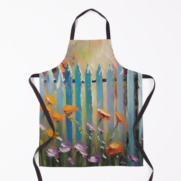 Item preview, Picket Fence and Flowers designed and sold by kultomatic.