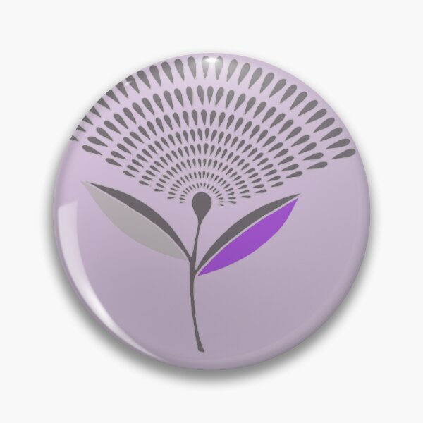 Item preview, Mid Century Modern Dandelion Seed Head In Lilac designed and sold by taiche.