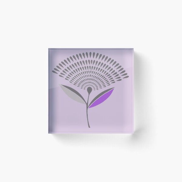 Item preview, Mid Century Modern Dandelion Seed Head In Lilac designed and sold by taiche.