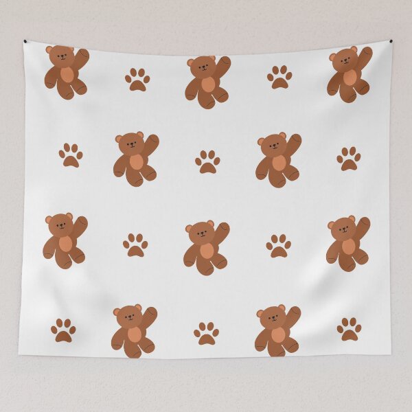 Item preview, cute simple bear pattern designed and sold by trrendyaf.