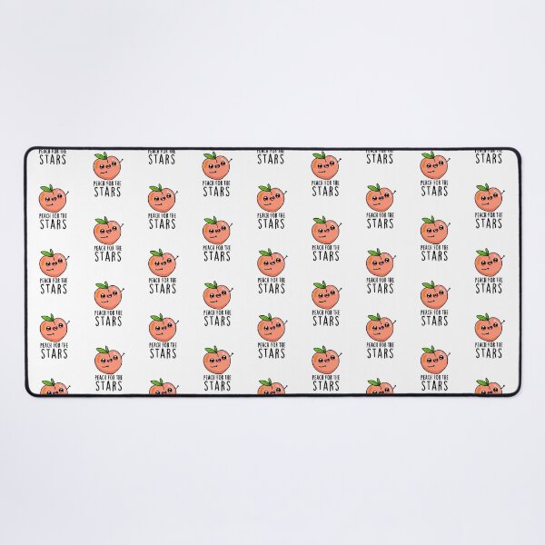 Item preview, Peach For The Stars Funny Fruit Puns designed and sold by punnybone.